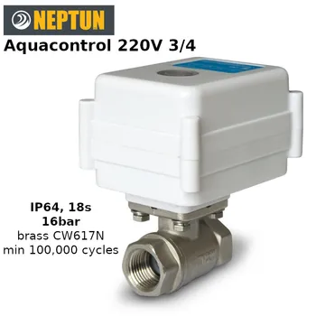 

Ball valve with electric actuator Neptun AquaСontrol 220V 3/4 electrical ball valve Electric actuated ball valves