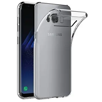 Прозрачный чехол-подставка из ТПУ для samsung S8