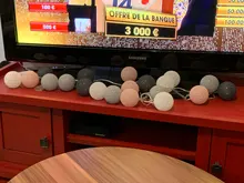 Led-String Chain Ball-Light Garland Party-Decoration Patio Wedding Christmas Halloween