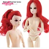 Adollya Nude Dolls 30cm 20 Movable Joints BJD Doll 1/6 Long Hair White Skin Fashion Queen Beautiful Cool Naked Female Dolls