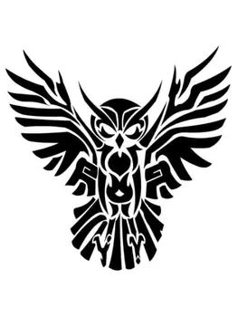 

Owl #1 - 3 cm x 3 cm - Mini Square (Set of 2 pcs)