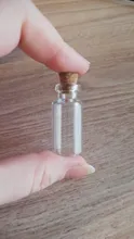 Clear Vials Glass-Bottles Cork Gifts Empty Wedding Small Home-Decoration for Holiday