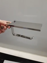 Paper-Holder Toilet-Paper Stainless-Steel Wall-Mounted For Bathroom ROVOGO with Phone