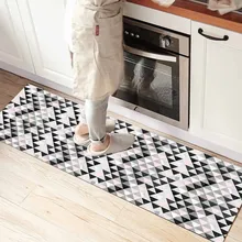 Else серый белый розовый сотовый геометрический 3d принт Нескользящая микрофибра кухонный счетчик современный декоративный моющийся коврик