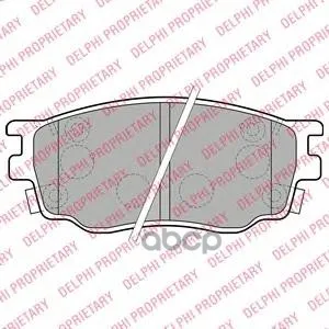 Колодки Передние Mazda 6(Gg) 1.8 Lp1916 Delphi арт. LP1916