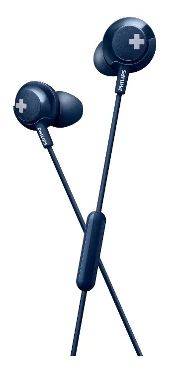 Наушники Philips BASS+ SHE4305 Blue