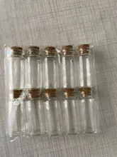Clear Vials Glass-Bottles Cork Gifts Empty Wedding Small Home-Decoration for Holiday