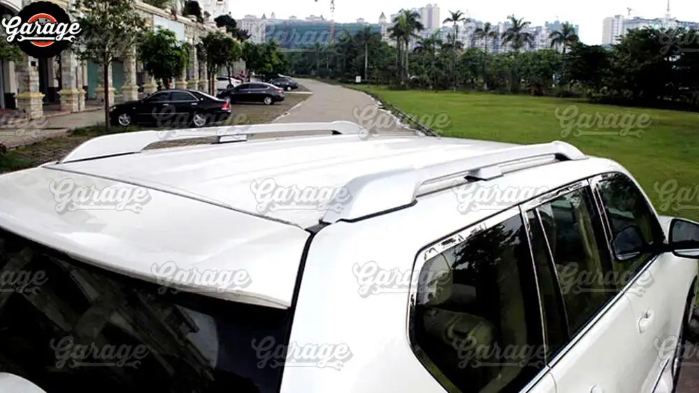 Алюминиевая накладка на крышу для Land Cruiser Prado 150 2010-, алюминиевый сплав, 1 комплект, украшение, Стайлинг автомобиля