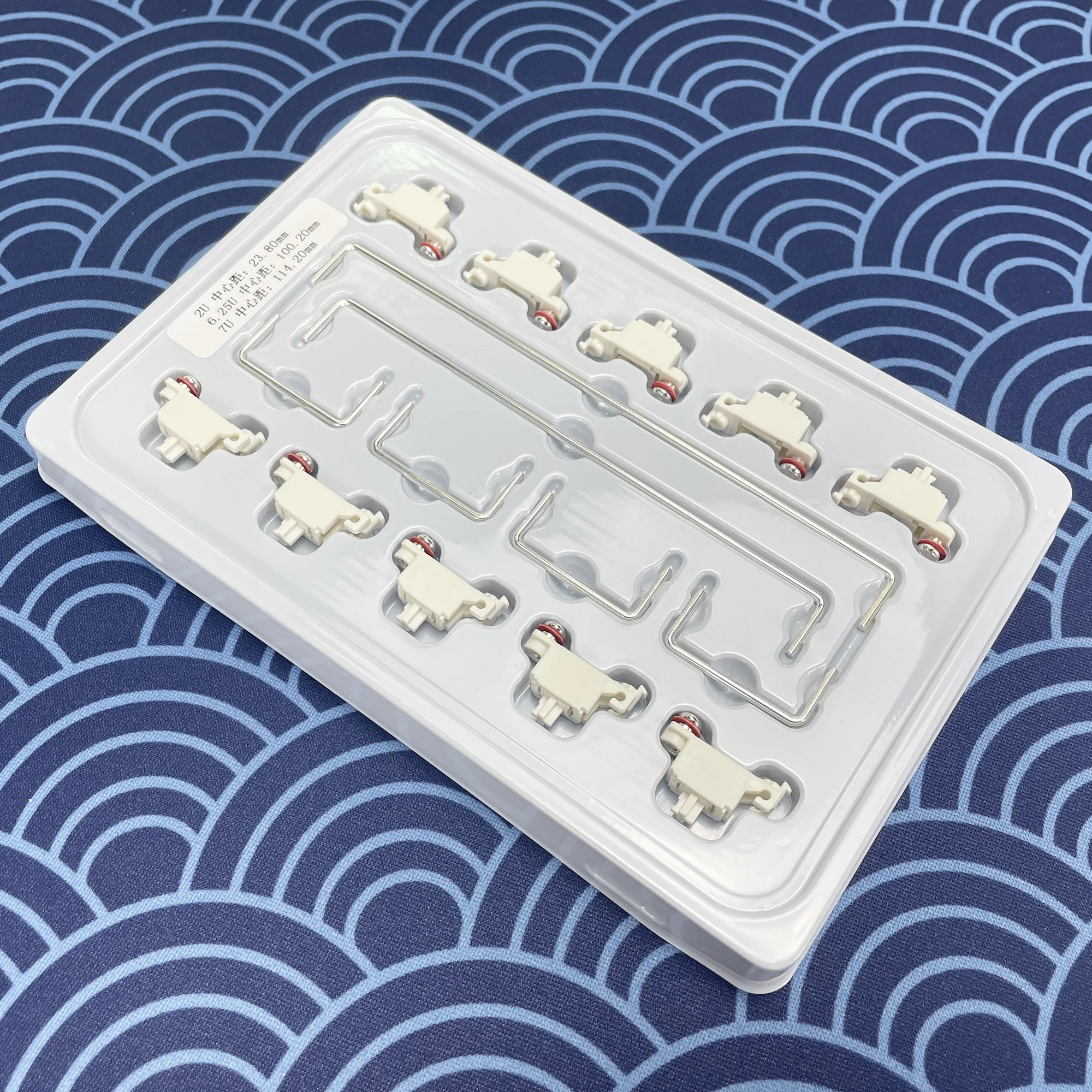 estabilizador, distância personalizada, sem fio caindo para Mx teclado mecânico, PCB
