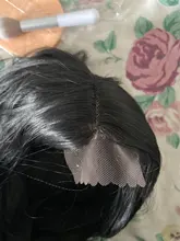 KooKaStyle-peluca sintética de malla con división para mujeres negras, cabellera larga y Lisa, Natural, resistente al calor