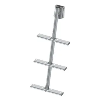 

Gangway diver 3 steps removable, White steps
