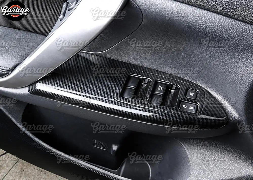 Накладка на блок управления окнами для Mitsubishi Eclipse Cross-ABS пластик литье 1 комплект/4 шт. украшения для автомобиля