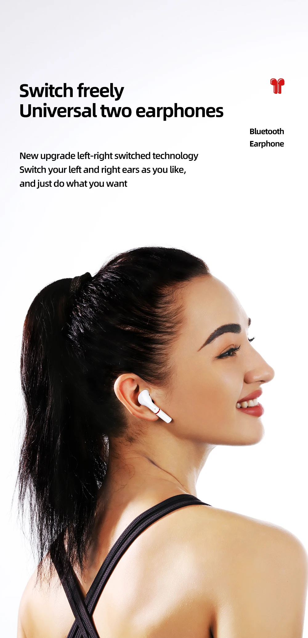 T06mini TWS наушники Bluetooth 5,0 сенсорное управление Беспроводная стереогарнитура наушники-вкладыши с микрофоном