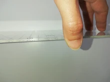 Regla transparente de dibujo, 1 unidad de 30x15cm, regla alineada con Patchwork acrílico, suministros de medición para costura de oficina y escuela