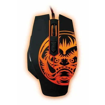 

Gaming Mouse iggual IGG315804 LED Black Orange