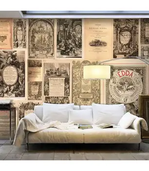 

XXL photo mural-Vintage Books