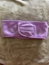 Cinta para la cabeza para extensión de pestañas, diadema de tela de felpa para Spa, toalla elástico para maquillaje con cinta mágica, accesorios de maquillaje