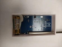 433 MHz 2262 código inalámbrico de la puerta de la ventana Sensor de contacto magnético de la puerta de madera Detector de Alarma para hogar GSM inalámbrico de alarma