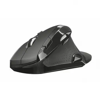 

ERGONOMIC WIRELESS MOUSE TRUST VERGO-DESIGN UPRIGHT 60 °-WRIST REST REMOVABLE-9 BUTTONS-800-2400PPP