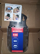 WORKPRO – Cuchillas de acero SK5, cuchillas profesionales originales de acero, 100 piezas