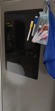 Calendario magnético de pizarra para refrigerador, planificador de pegatinas con rotuladores de tiza de color para cocina y menú