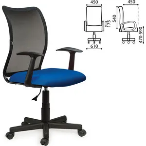 

Operator chair brabix spring mg-307 with armrests blue/black TW 531404