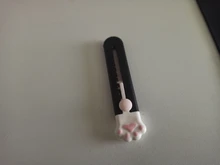 MINKYS-Mini cuchillo de bolsillo con Gato Kawaii, utensilio de utilidad artística, caja Express, cortador de papel, hoja rellenable para envolver, papelería
