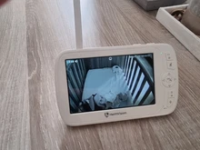 HeimVision-Monitor de bebé HMB33MQ, pantalla LCD de 5 pulgadas, 1080P, visión nocturna, 360 °, PTZ, mando a distancia, Audio de 2 vías, VOX, grabación de cuna, soporte para tarjeta SD