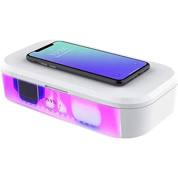 

Wireless Charger UV Sterilizer Mobile Phone Sterilization Box 10W Qi Fast Charging Disinfection Box for Samsung Galaxy S20