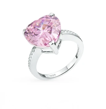 

Silver ring with cubic zirconia sunlight sample 925