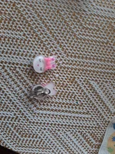 Niños lindo Animal flores oreja Clip oreja Cuff creativo dibujos animados chica pendiente Clip princesa dulce Clip pendiente niños joyería regalo