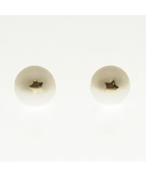 

Cultured pearl earrings with Gold Star