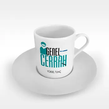 

Personalized Professional General Surgeon Turkish coffee Cup-2