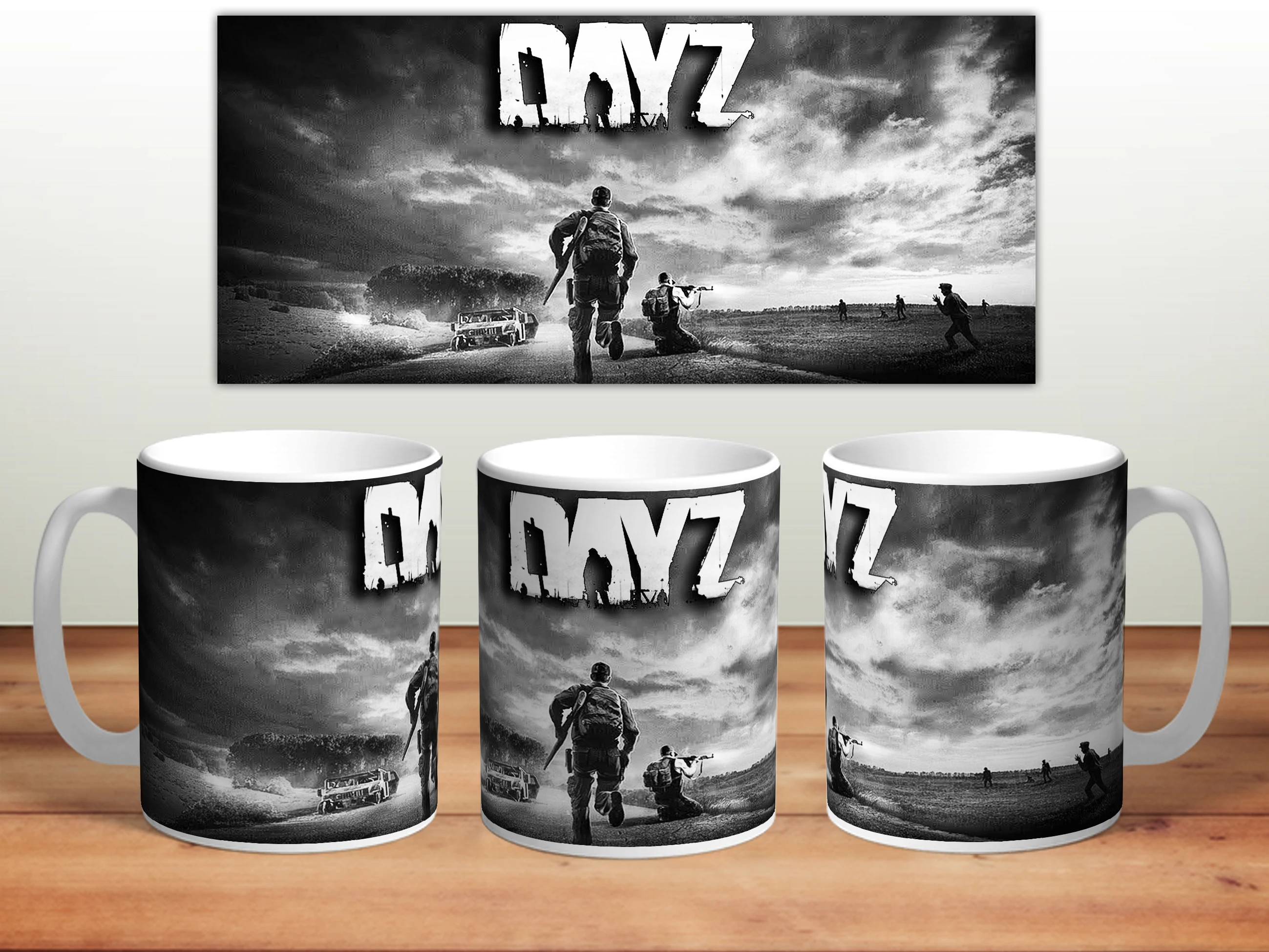 Кружка с принтом DayZ подарок сувенир. 330мл керамика | Дом и сад