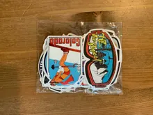 Pegatinas de grafiti para esquí y montaña, pegatinas de grafiti para equipaje, portátil, monopatín, Snowboard, refrigerador, pegatina de esquí, invierno, 10/30/50 Uds.