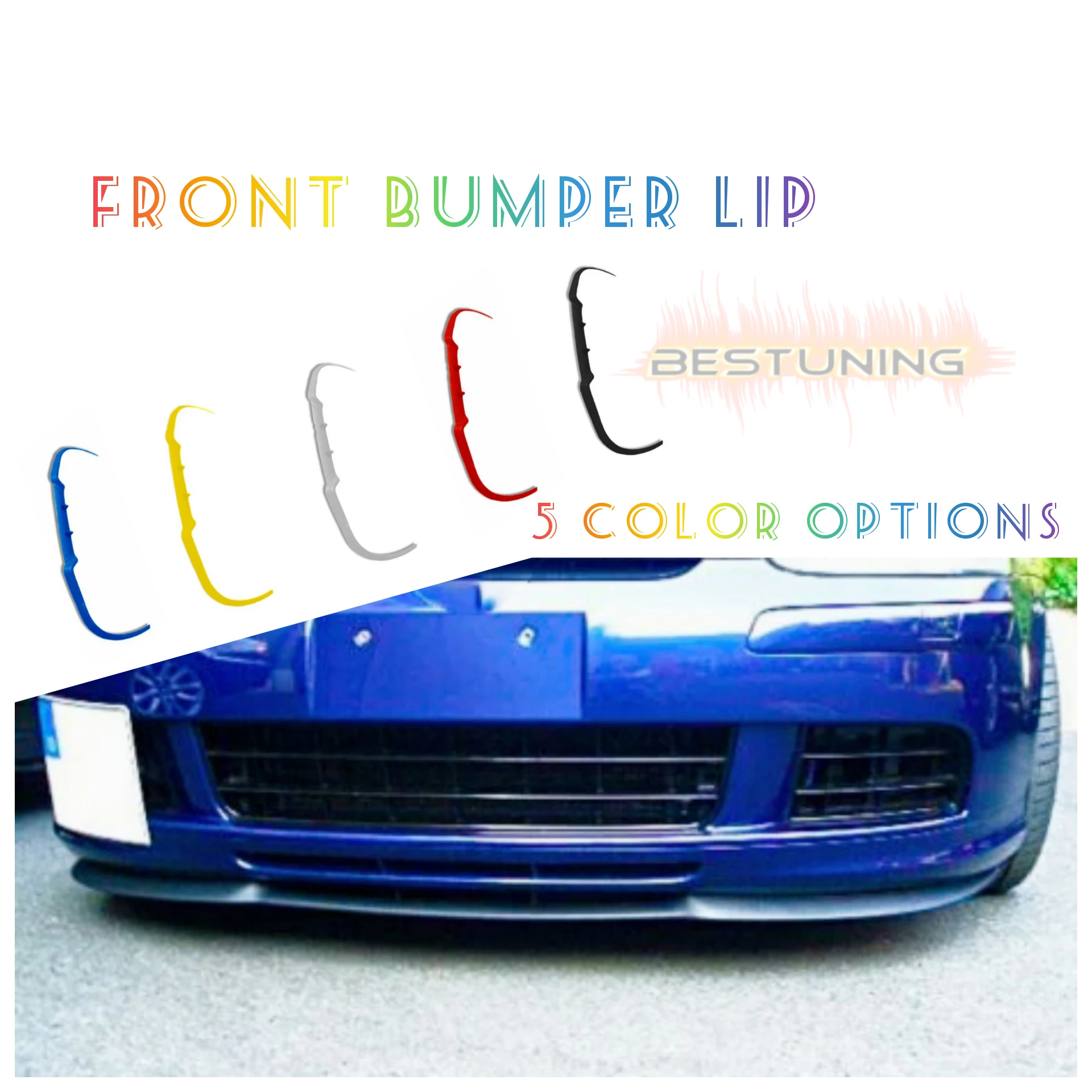 Per Vw Volkswagen Rabbit Golf Mk5 Cupra R Spoiler Anteriore Paraurti Anteriore Spoiler Labbro Universale 3 Pezzi Body Kit Sport Access Tuning