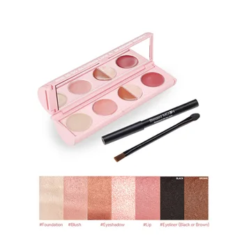 

Makeup Kit - The Blessed Moon Kit Makeup Kit [1+1] Set Water-proof Eye Shadow Cheek Lip Foundation Eye Liner Beauty Korea Makeup