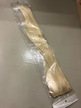 SHANGKE-Extensión de cabello liso sedoso Natural, 5 clips/pieza, 24 pulgadas, Clip en mujeres, pelo sintético largo falso