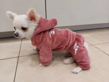 Coat Jumpsuit Clothing Puppy-Fleece Hoodie Apparel Pet-Dog Winter New Warm Velvet