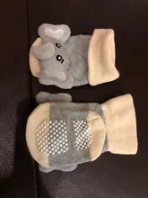 Calcetines para bebés antideslizantes de algodón, medias para niños y niñas con diseño de muñecos con cascabel