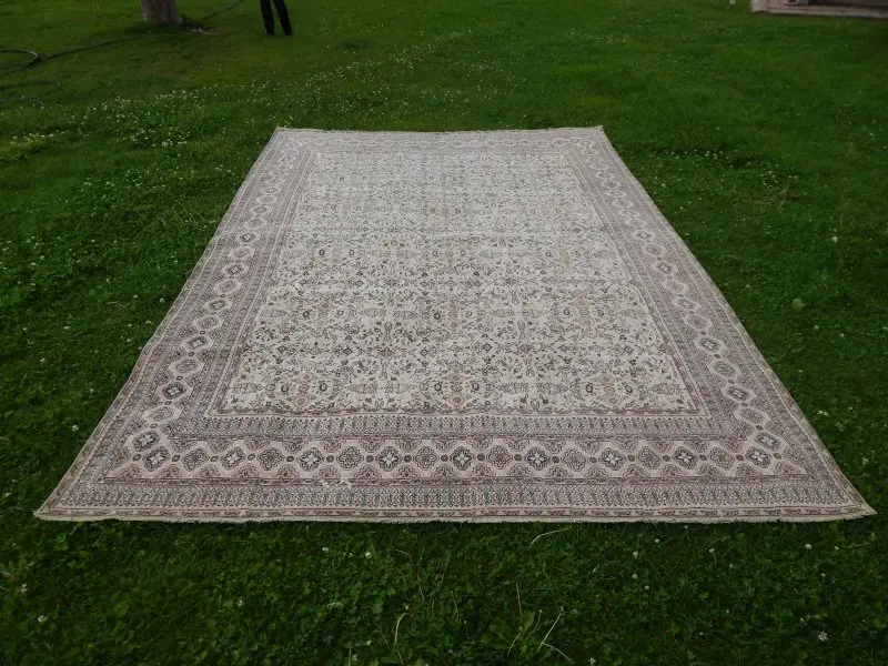 Большой размер комнаты Boho шикарный цветочный винтажный ковер 8,4x11,6