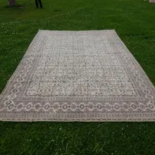 Большой размер комнаты Boho шикарный цветочный винтажный ковер 8,4x11,6