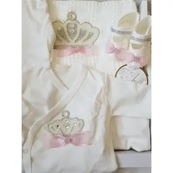 

Jaju Baby 11 Piece Pearl Embellished Princess Set Mevlüt Set Hospital Outlet
