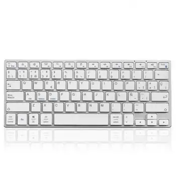 

BLUETOOTH KEYBOARD SUBBLIM 3ADC200 ADVANCE COMPACT SILVER - BT 3.0 - 78 KEYS-BAT.350MAH-COMPATIBLE WITH APPLE/ANDROID/WINDOW
