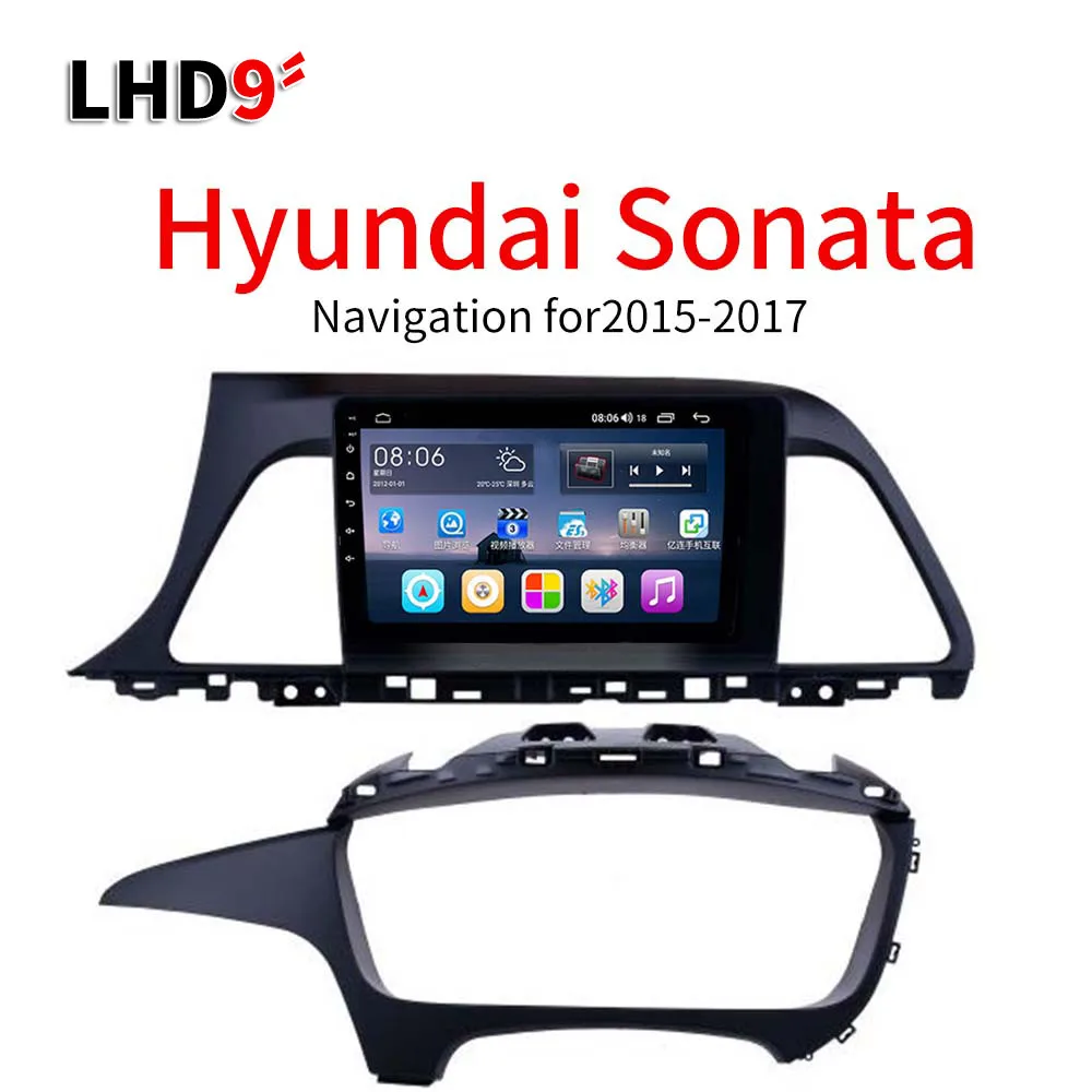 Lionet gps навигация для автомобиля hyundai Sonata- 9 дюймов LH2017Y - Размер экрана, дюймов: 4G8core64G