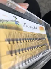 60 racimo/caja de pestañas individuales 0,07/0,1 grueso conjunto de pestañas extensión 3D pestañas falsas naturales al por mayor