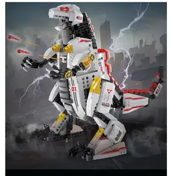 

LeopardMain Battle Tank Model Building Blocks dinosaur move Army Soldier Bicks educational Toys For Boys children