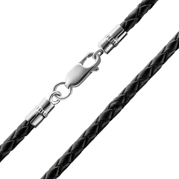 

Leather Lace, 925 silver, thickness 3mm, Rufina