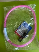 Collar con brillo luminoso para perro, gargantilla con luz led recargable, nocturna e intermitente, con iluminación de seguridad y carga usb para mascota