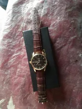 OLEVS-Reloj clásico de cuarzo para hombre, resistente al agua, correa de cuero, informal, Popular, de negocios